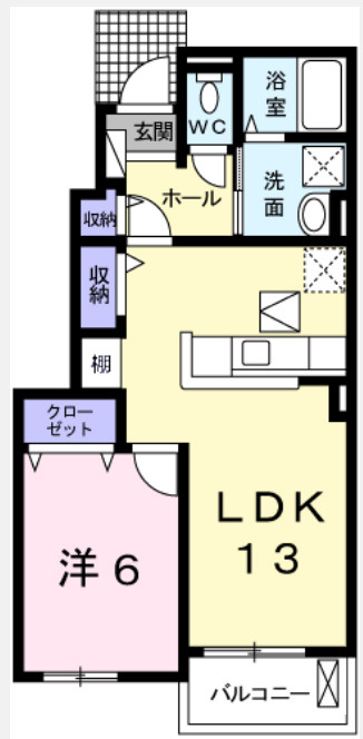 プランドールⅢの間取り