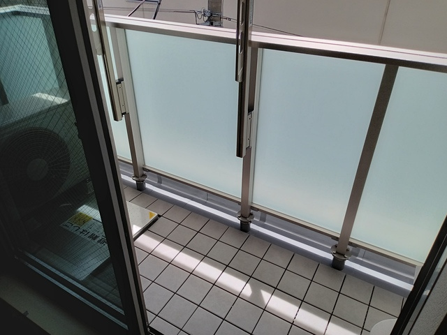 トレゾール神楽坂のバルコニー