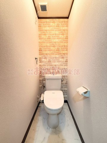 合川ビレッジⅠのトイレ|コンパクトで使いやすいトイレです