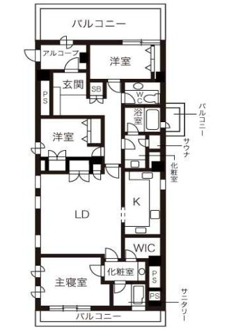 ファーストビュー神楽坂の間取り