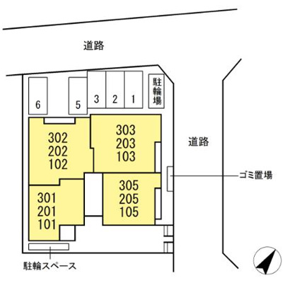 【区画図】 | D-ROOM豊田(ディールームトヨダ)