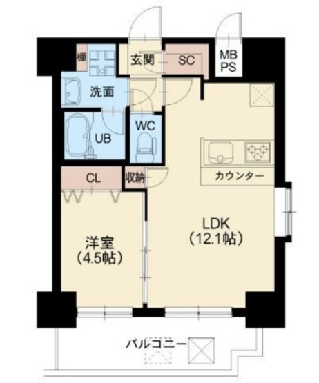 【間取り】 | スプランディッド阿倍野
