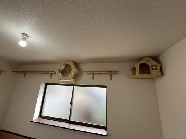 ねこハウスの内装