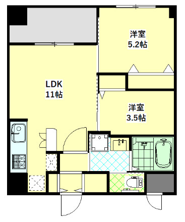 【間取り】 | サンブライト今里