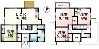 【間取り】 | 草津市若草5丁目