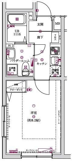 エスペルーモ本所吾妻橋の間取り
