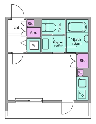 新品家具付きマンション市谷本村町17(KaGood東京)