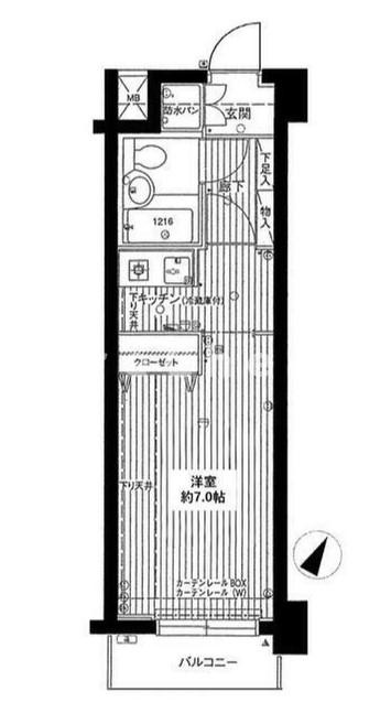 ダイアパレス水道橋の間取り