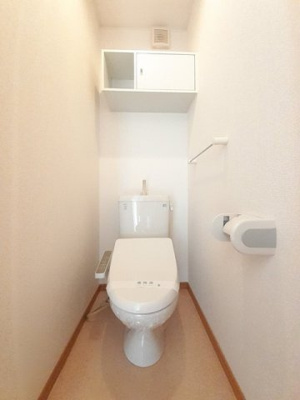 【トイレ】 | アンジュメゾンＣ | 落ち着いたトイレです