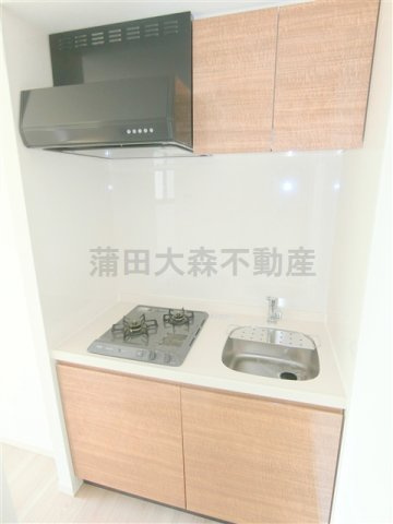 K-residence蒲田のキッチン|2口ガスシステムキッチン　