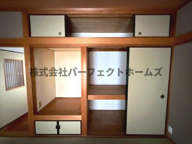禁野本町1丁目戸建　賃貸の収納|収納のためのスペースです