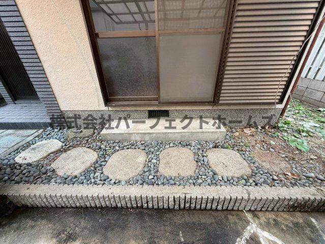 禁野本町1丁目戸建　賃貸の庭|お庭です