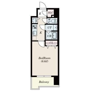 S-RESIDENCE久留米六ツ門abreastⅡの間取り|※別号室の間取りになります。