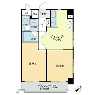 【間取り】 | ライオンズマンション鵜の木駅前