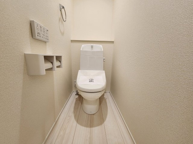 リナージュ高崎上和田町1期新築のトイレ|現地撮影
