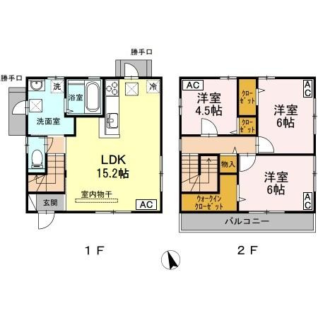 xevo小串戸建の間取り