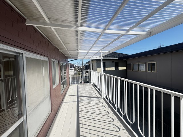 前橋市天川原町　中古住宅のバルコニー|前橋市天川原町　中古住宅