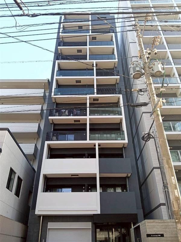 Sクラージュ西新の外観