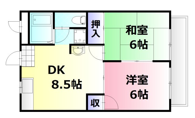 【間取り】 | フレグランス東雲