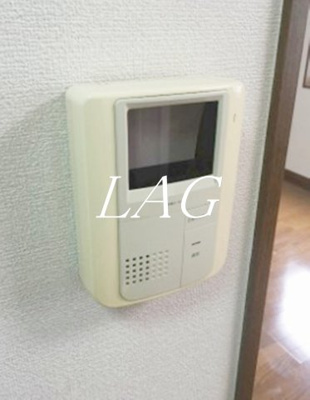 【セキュリティ】 | 鹿島アパート | モニター付きインターホンです。