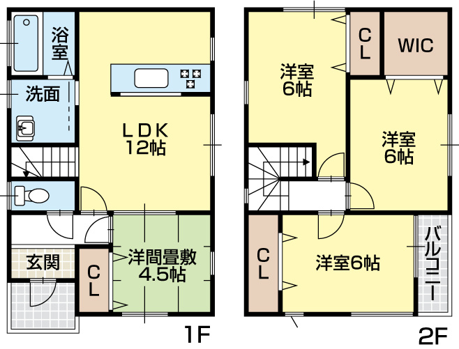 和歌山市梶取・中古戸建・54397の間取り