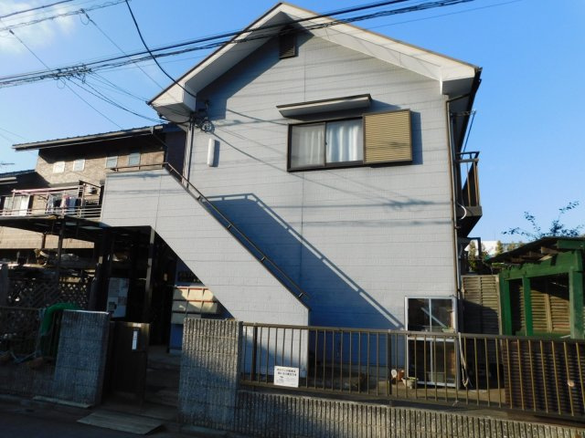武蔵野市境５丁目のアパートの外観パース