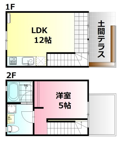 【間取り】 | SATONOWA TERRACE　東棟