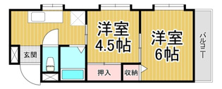 サンパレス21新伊丹の間取り