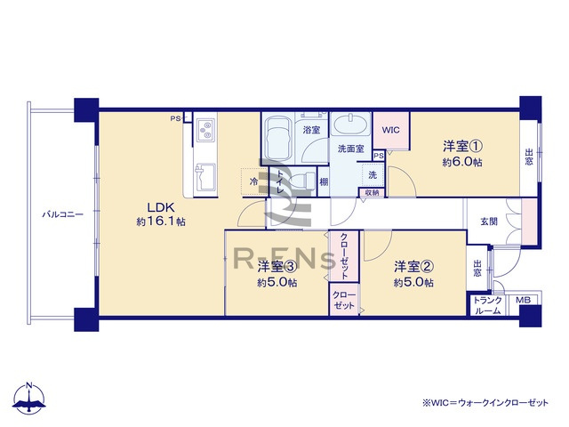 【間取り】 | ヴィークコート豊玉サウス | 2026年4月リフォーム済み、快適に暮らせる住まいです