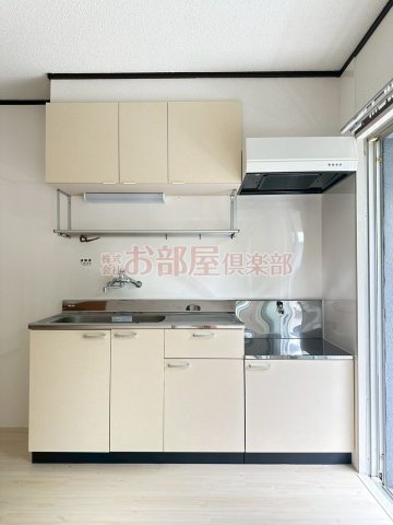 高嶋コーポのキッチン|お料理しやすいキッチンです