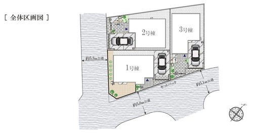【＆RESORT HOUSE】西国分寺Ⅱ期の区画図