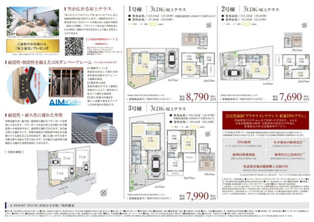 【＆RESORT HOUSE】西国分寺Ⅱ期のその他|〇本物件の売主が作成した販売用図面です〇