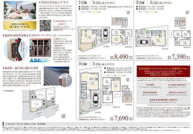 【＆RESORT HOUSE】西国分寺Ⅱ期のその他|〇本物件の売主が作成した販売用図面です〇