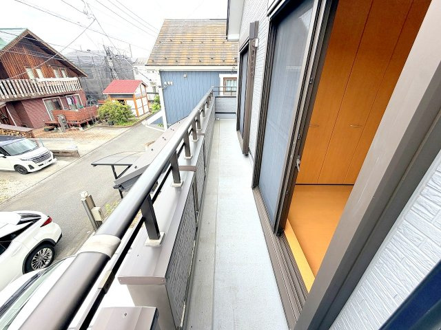 昭島市大神町４丁目の中古一戸建のバルコニー