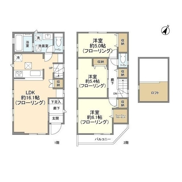 Kolet市川大野の間取り