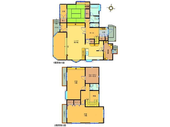 【間取り】 | 大室高原別荘地　戸建