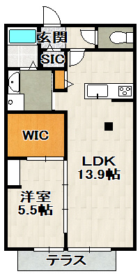 ガーデンハウス宝塚A棟の間取り
