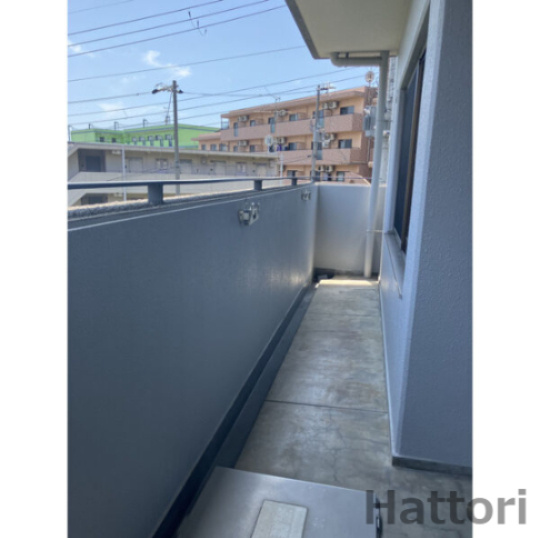 アビタシオン橋本Ⅱのバルコニー