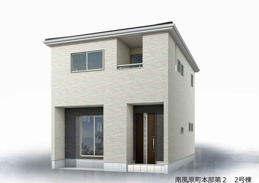 南風原町本部第２　２号棟の外観パース|2号棟になります