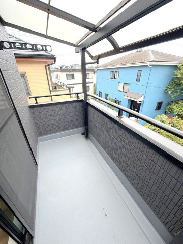 昭島市美堀町２丁目の中古一戸建のバルコニー