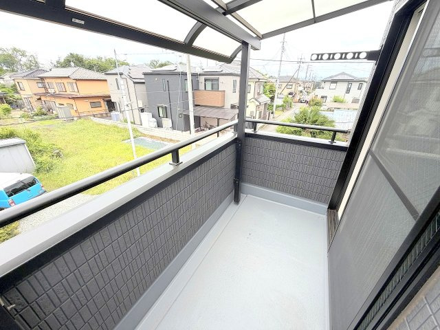 昭島市美堀町２丁目の中古一戸建のバルコニー