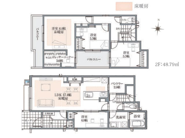 G-STYLE守山区下志段味(全7棟)の間取り