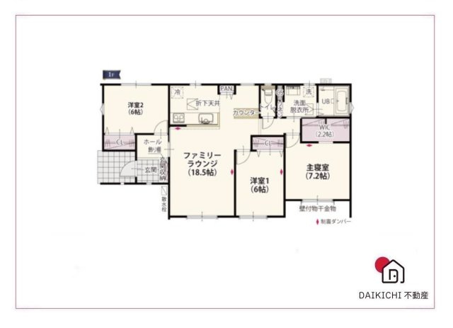 【間取り】 | 本庄市今井第9期　クライン　新築戸建　全2区画　2号棟 | 2号棟
