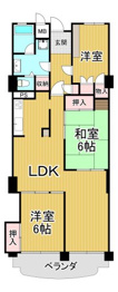 グランドハイツ甲陽園の間取り