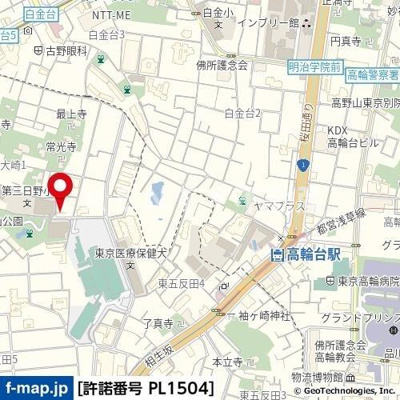 【地図】 | トップ高輪台