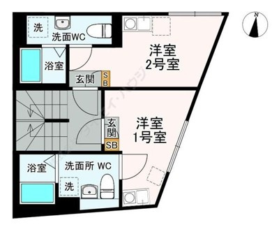Ｐｒｉｍｅ蒲田の間取り