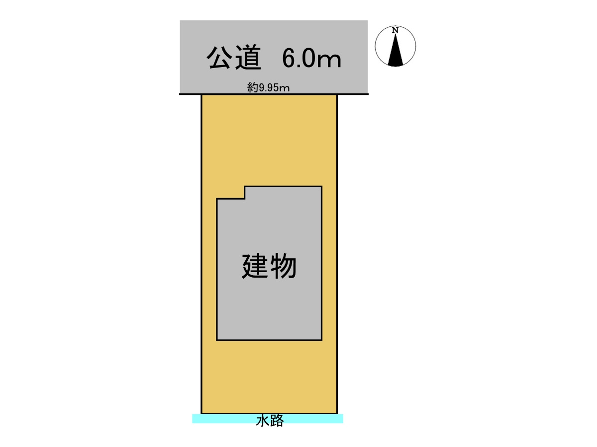 中古戸建　大垣市羽衣町7丁目　昭和55年築の区画図