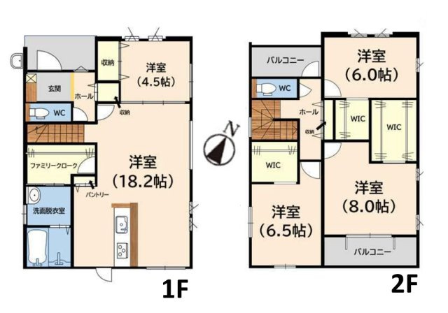 【間取り】 | 福岡市南区警弥郷2丁目1期　1号棟（全2棟）【仲介手数料無料・0円】 | 平日、土日祝日もお好きな日時にご見学可能です。お気軽にお問合せ下さい。
