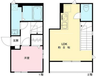 【間取り】 | ベルフラッツ初台 | 間取りです。
