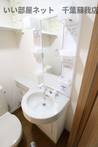 ビラヤワタの洗面所|使いやすい洗面所です